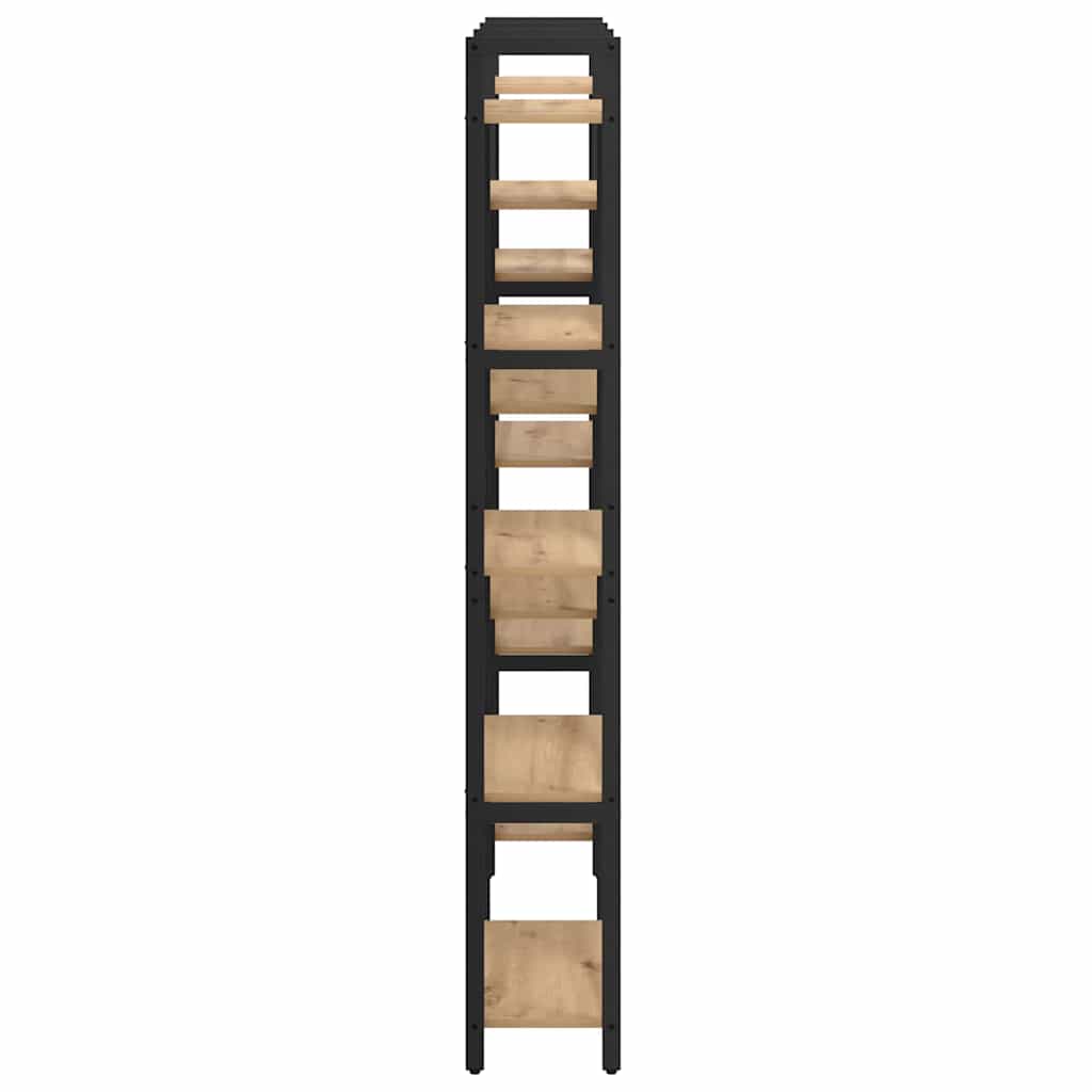 Raft pentru cărți stejar artizanal 156 x 25 x 167.5 cm GartenMobel Dekor