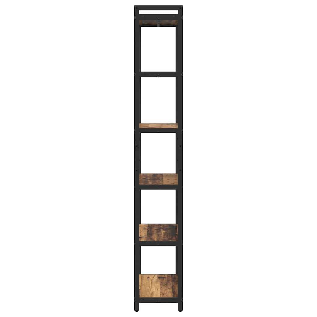 Bibliotecă Lemn vechi 60 x 30 x 188 cm Lemn compozit GartenMobel Dekor