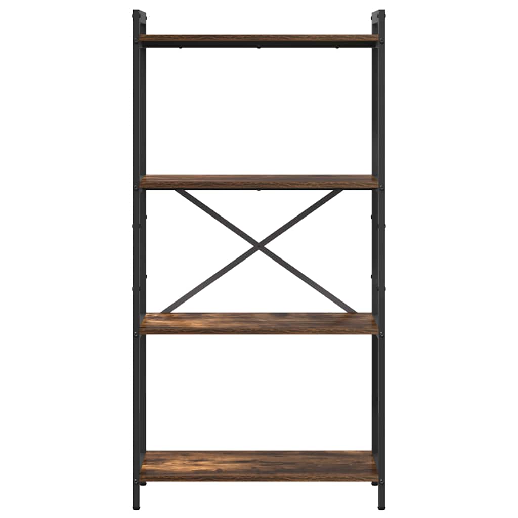 Bibliotecă Stejar afumat 60 x 30 x 118 cm Lemn compozit GartenMobel Dekor