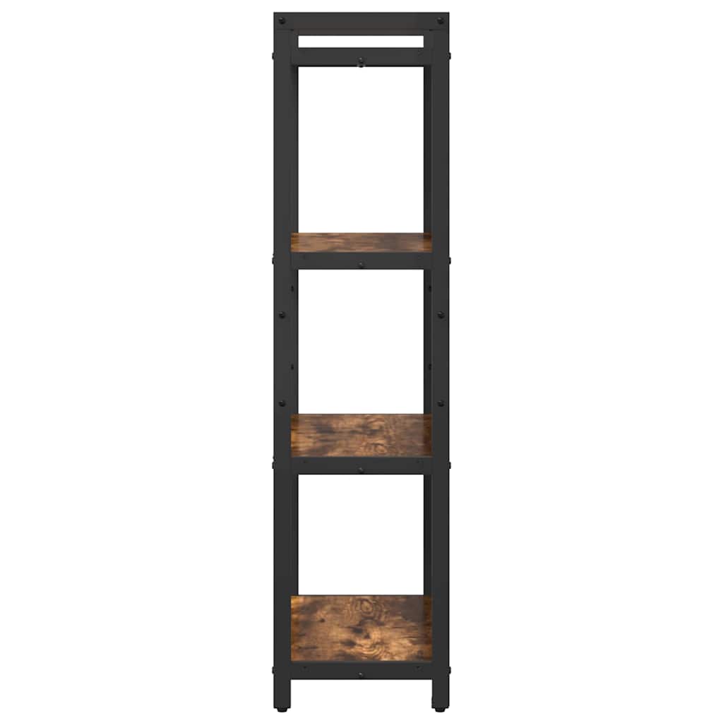 Bibliotecă Stejar afumat 60 x 30 x 118 cm Lemn compozit GartenMobel Dekor