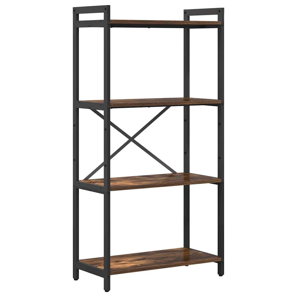 Bibliotecă Stejar afumat 60 x 30 x 118 cm Lemn compozit GartenMobel Dekor