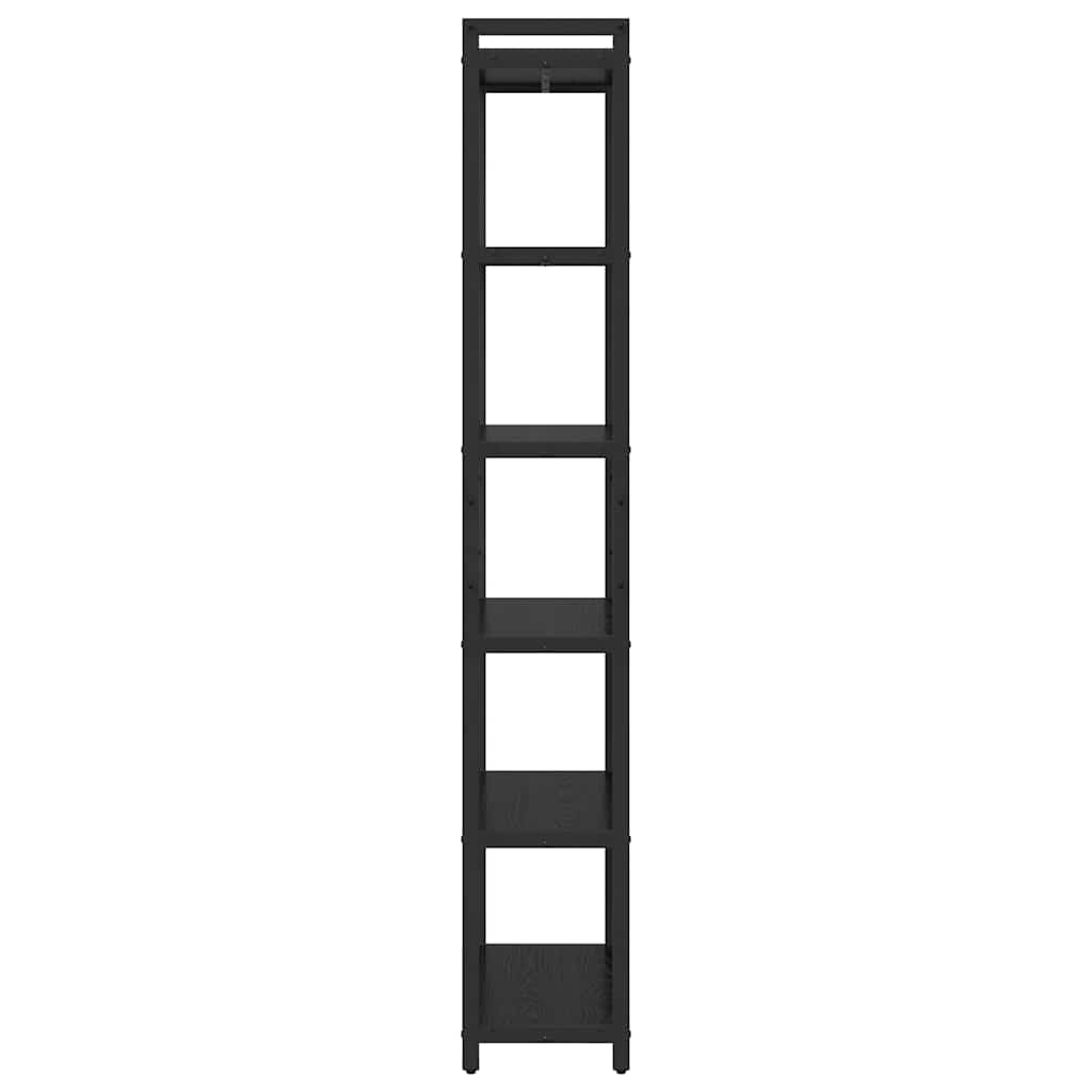 Bibliotecă Stejar negru 60 x 30 x 188 cm Lemn compozit GartenMobel Dekor