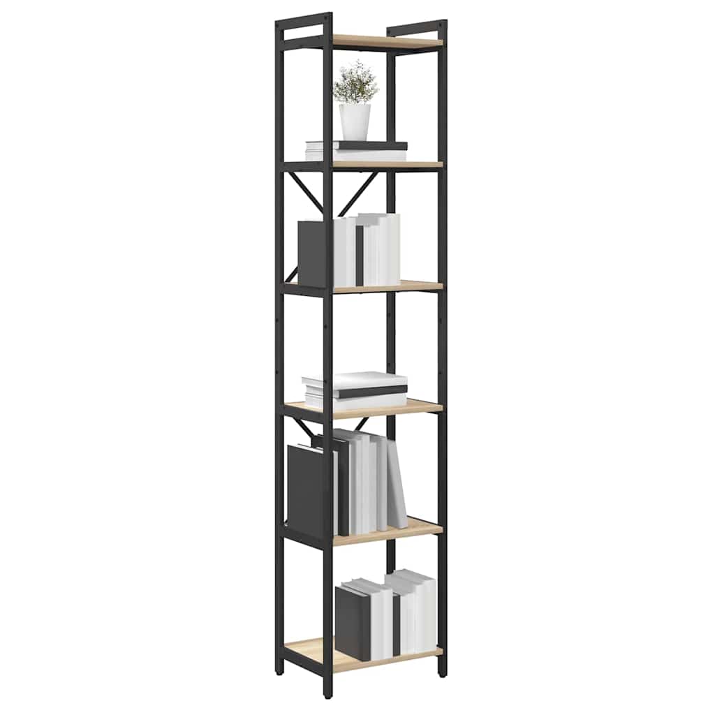 Bibliotecă Stejar sonoma 40 x 30 x 188 cm Lemn compozit GartenMobel Dekor
