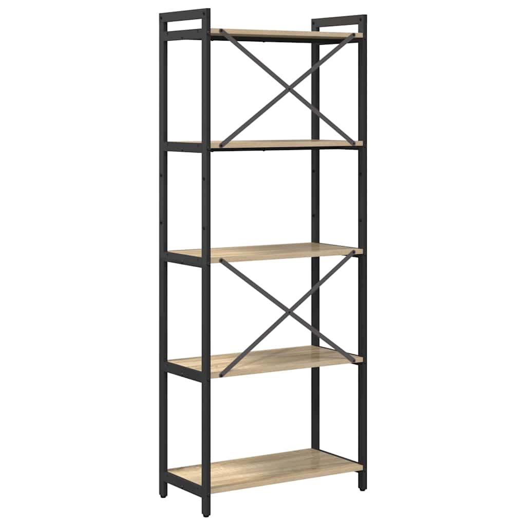 Bibliotecă Stejar sonoma 60 x 30 x 153 cm Lemn compozit GartenMobel Dekor