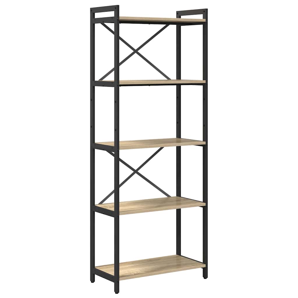Bibliotecă Stejar sonoma 60 x 30 x 153 cm Lemn compozit GartenMobel Dekor