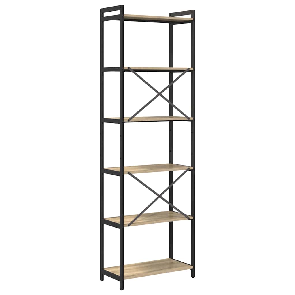 Bibliotecă Stejar sonoma 60 x 30 x 188 cm Lemn compozit GartenMobel Dekor