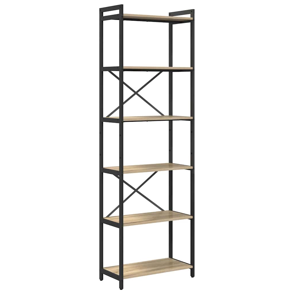 Bibliotecă Stejar sonoma 60 x 30 x 188 cm Lemn compozit GartenMobel Dekor