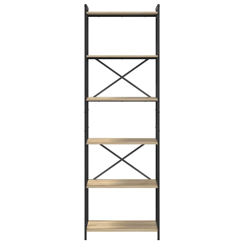 Bibliotecă Stejar sonoma 60 x 30 x 188 cm Lemn compozit GartenMobel Dekor