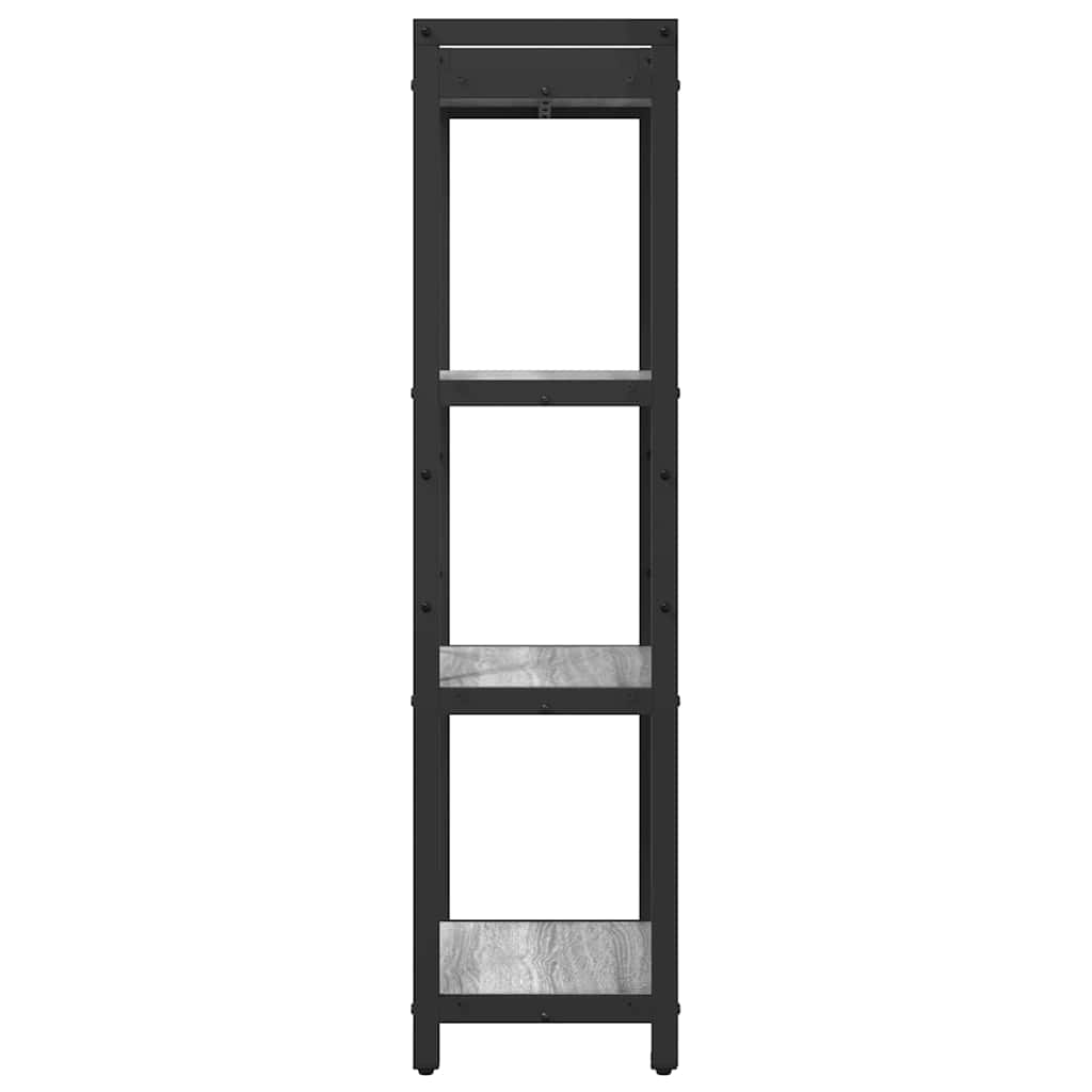 Bibliotecă sonoma gri 40 x 30 x 118 cm Lemn compozit GartenMobel Dekor