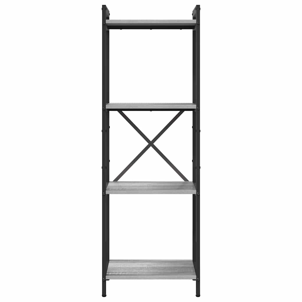 Bibliotecă sonoma gri 40 x 30 x 118 cm Lemn compozit GartenMobel Dekor