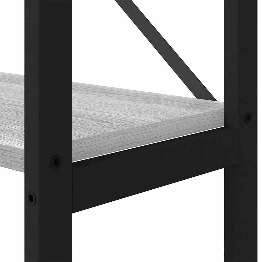 Bibliotecă sonoma gri 40 x 30 x 153 cm Lemn compozit GartenMobel Dekor