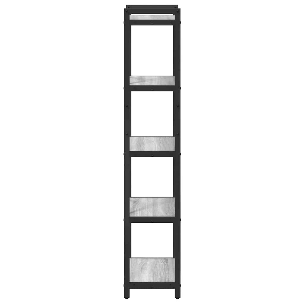 Bibliotecă sonoma gri 40 x 30 x 153 cm Lemn compozit GartenMobel Dekor