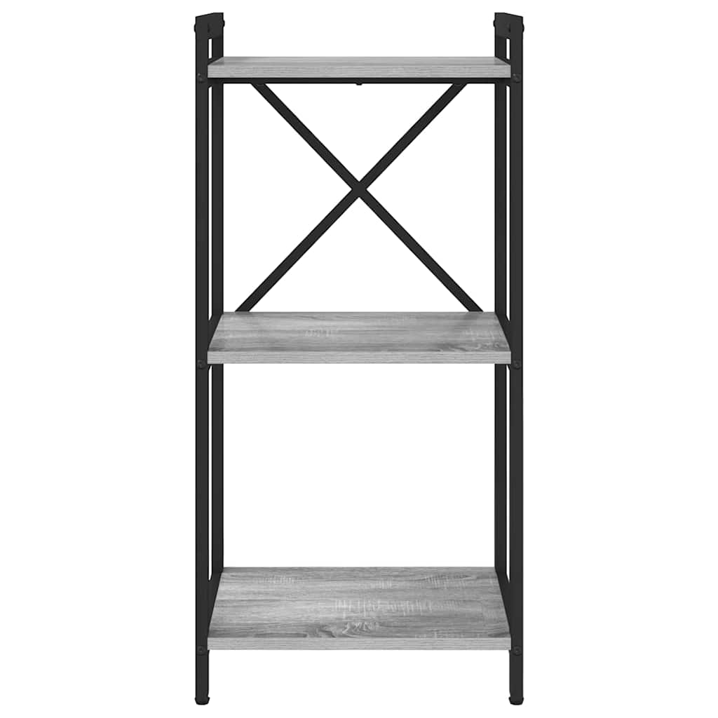 Bibliotecă sonoma gri 40 x 30 x 83 cm Lemn compozit GartenMobel Dekor