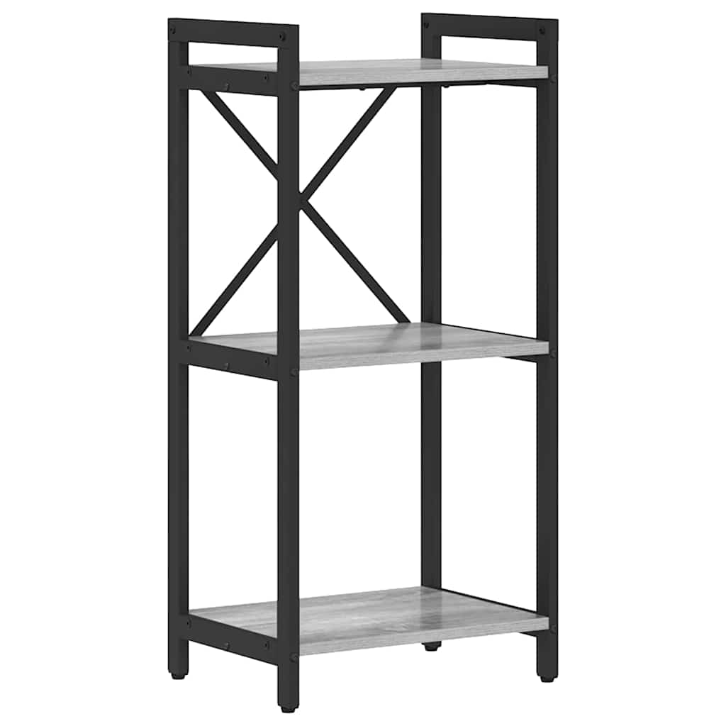 Bibliotecă sonoma gri 40 x 30 x 83 cm Lemn compozit GartenMobel Dekor