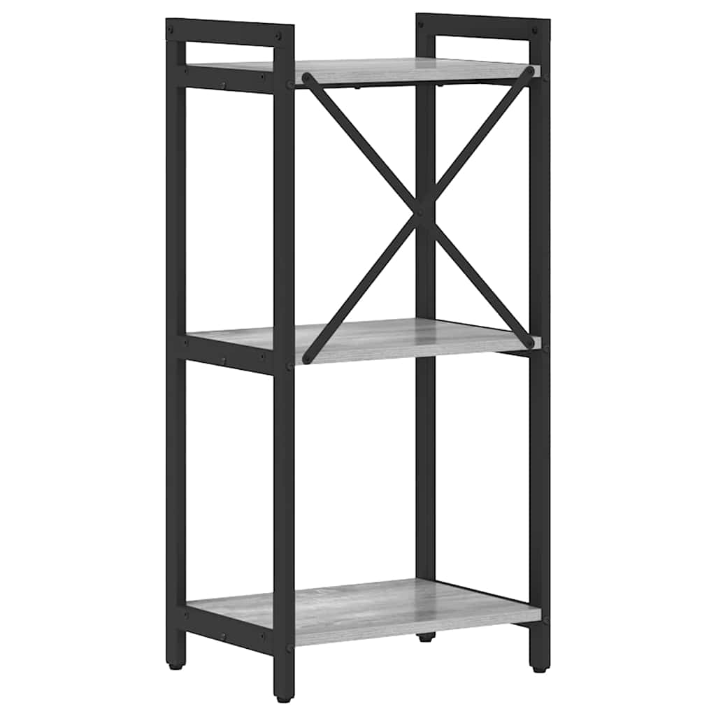 Bibliotecă sonoma gri 40 x 30 x 83 cm Lemn compozit GartenMobel Dekor