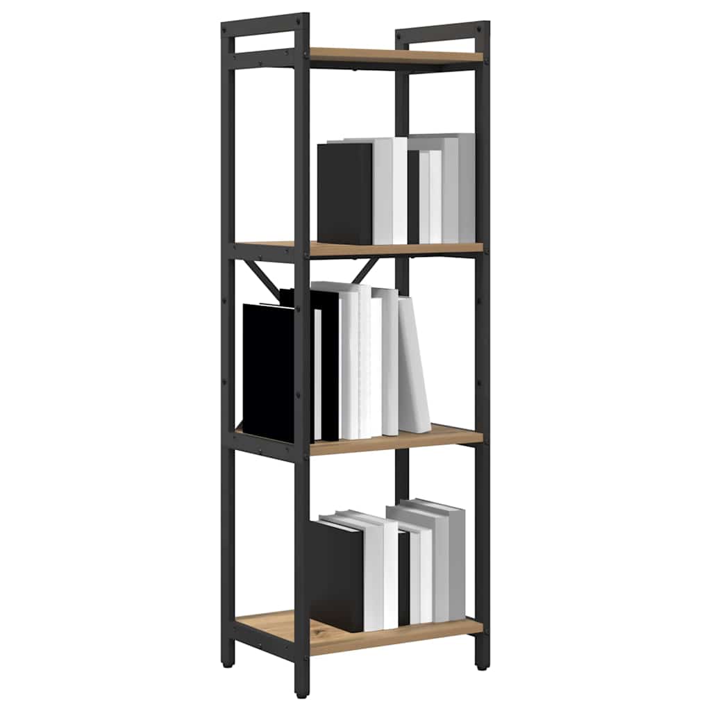 Bibliotecă stejar artizanal 40 x 30 x 118 cm Lemn compozit GartenMobel Dekor