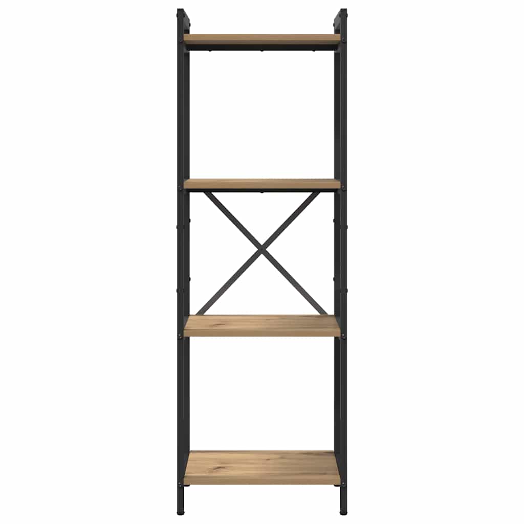 Bibliotecă stejar artizanal 40 x 30 x 118 cm Lemn compozit GartenMobel Dekor