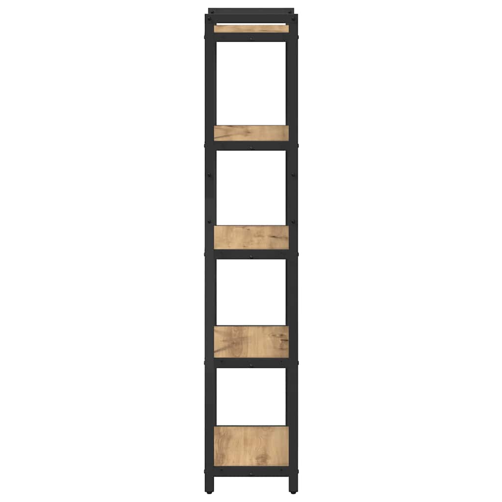 Bibliotecă stejar artizanal 40 x 30 x 153 cm Lemn compozit GartenMobel Dekor