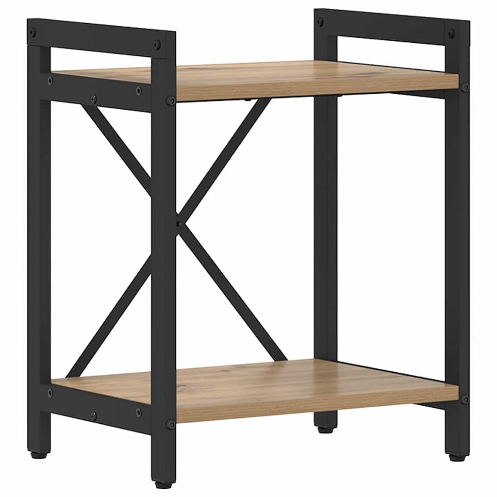 Bibliotecă stejar artizanal 40 x 30 x 48.5 cm Lemn compozit GartenMobel Dekor