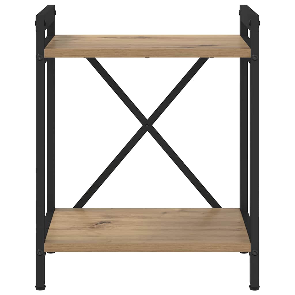 Bibliotecă stejar artizanal 40 x 30 x 48.5 cm Lemn compozit GartenMobel Dekor