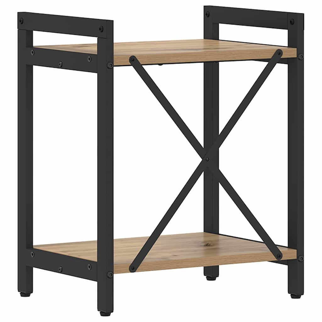 Bibliotecă stejar artizanal 40 x 30 x 48.5 cm Lemn compozit GartenMobel Dekor