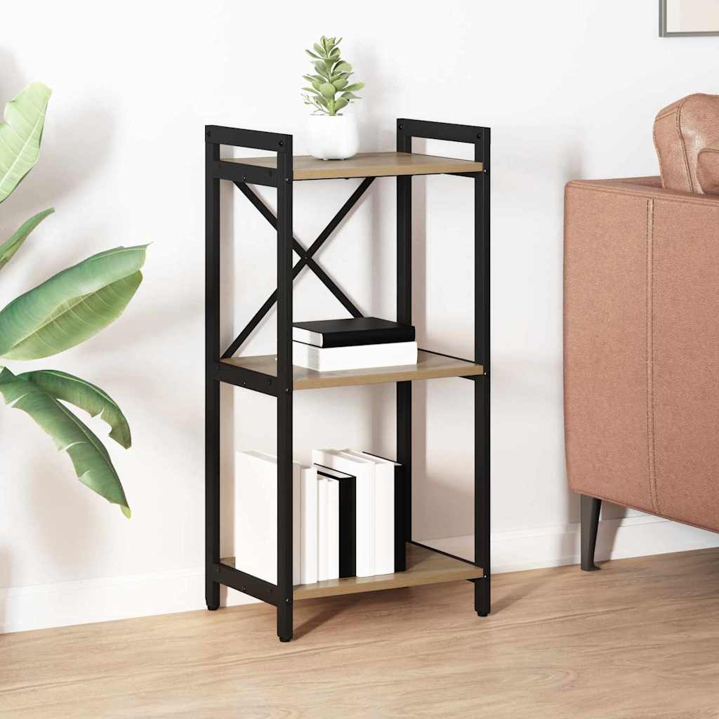 Bibliotecă stejar artizanal 40 x 30 x 83 cm Lemn compozit GartenMobel Dekor