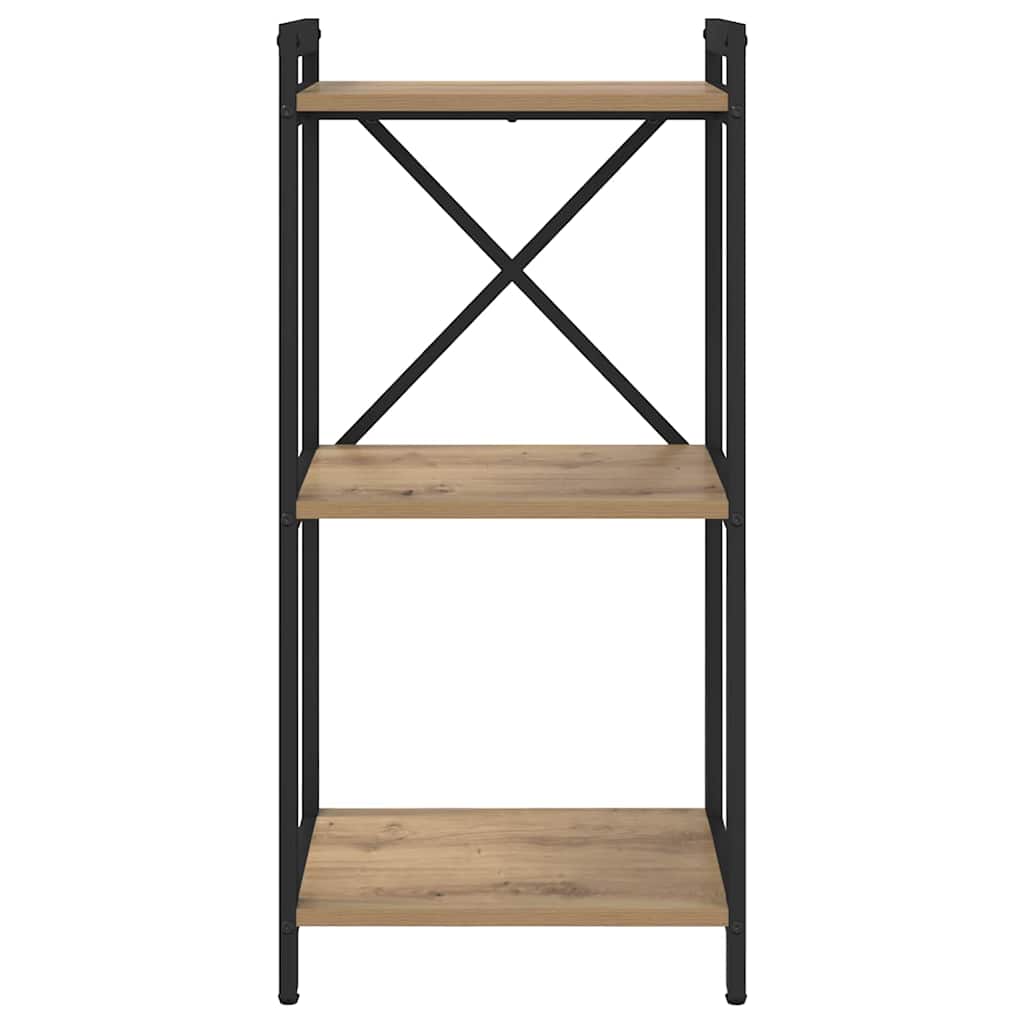 Bibliotecă stejar artizanal 40 x 30 x 83 cm Lemn compozit GartenMobel Dekor