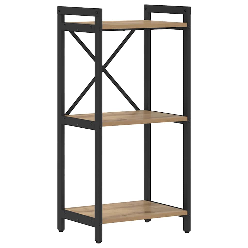 Bibliotecă stejar artizanal 40 x 30 x 83 cm Lemn compozit GartenMobel Dekor