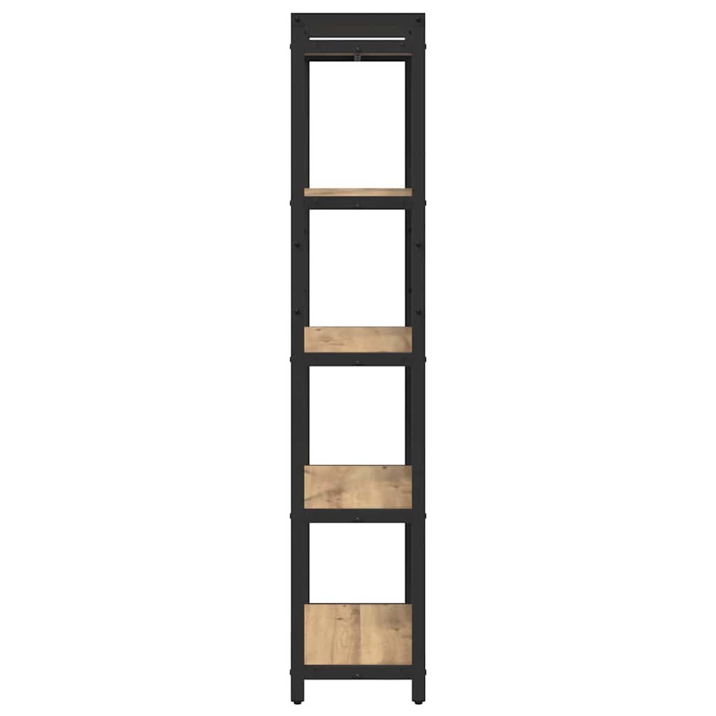 Bibliotecă stejar artizanal 60 x 30 x 153 cm Lemn compozit GartenMobel Dekor