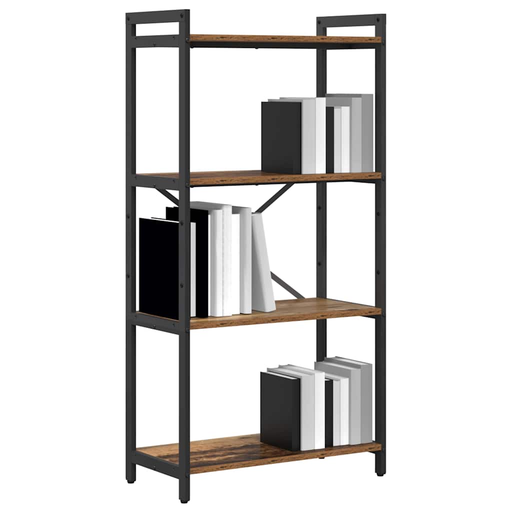 Bibliotecă Lemn vechi 60 x 30 x 118 cm Lemn compozit GartenMobel Dekor