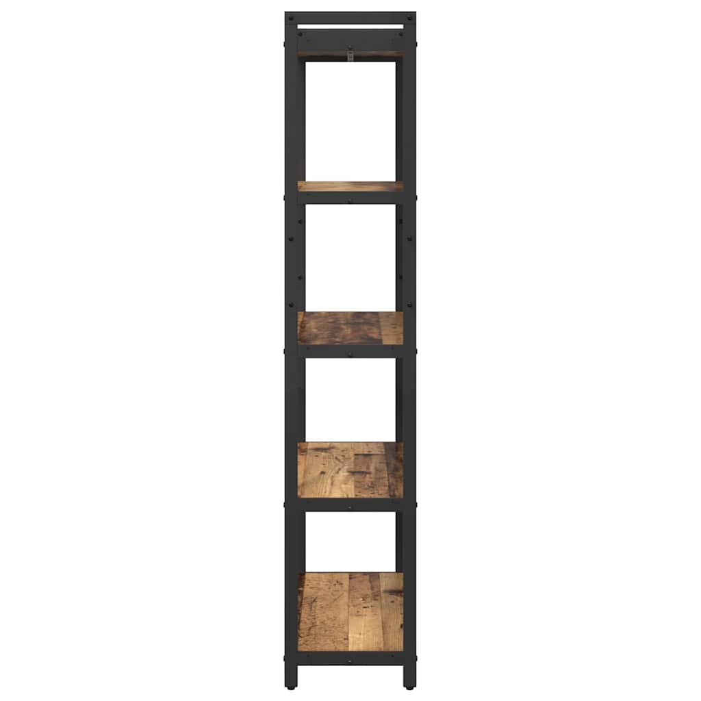 Bibliotecă Lemn vechi 80 x 30 x 153 cm Lemn compozit GartenMobel Dekor