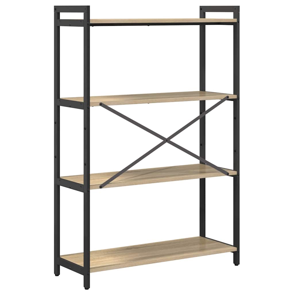 Bibliotecă Stejar sonoma 80 x 30 x 118 cm Lemn compozit GartenMobel Dekor