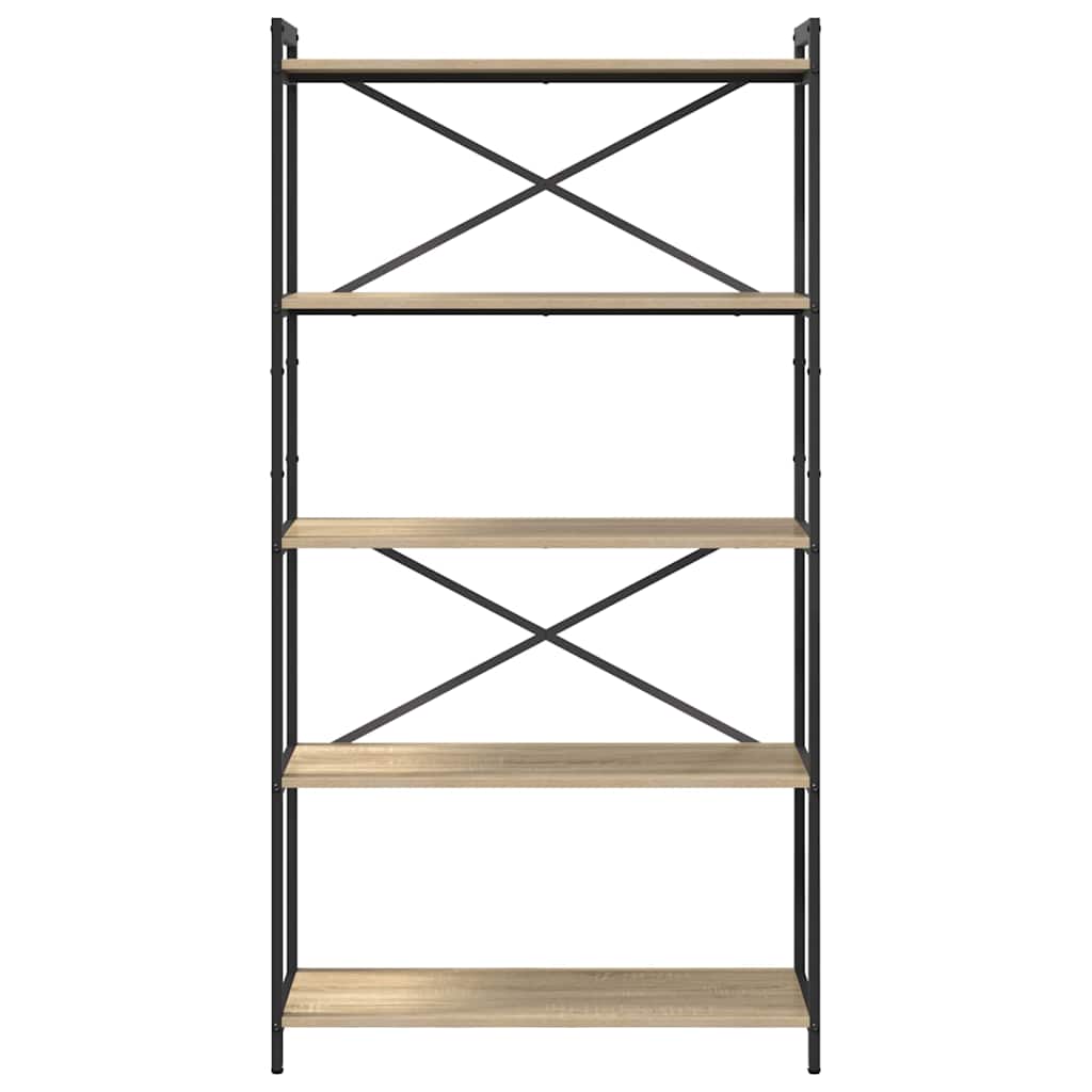 Bibliotecă Stejar sonoma 80 x 30 x 153 cm Lemn compozit GartenMobel Dekor