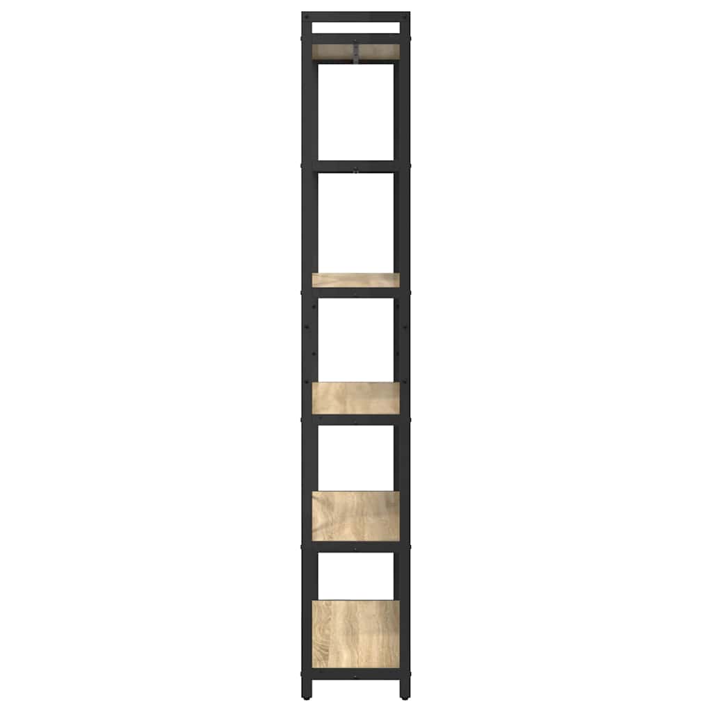 Bibliotecă Stejar sonoma 80 x 30 x 188 cm Lemn compozit GartenMobel Dekor