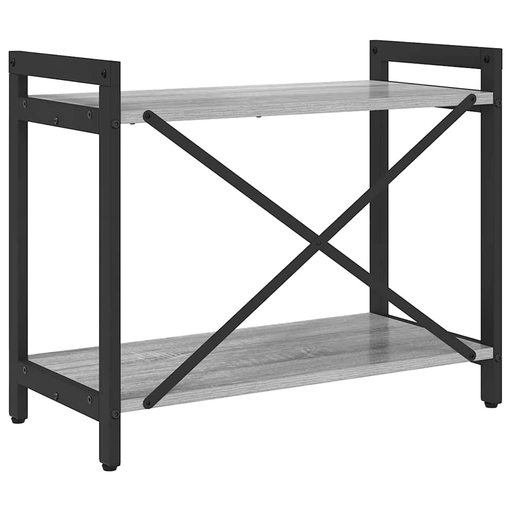Bibliotecă sonoma gri 60 x 30 x 48.5 cm Lemn compozit GartenMobel Dekor