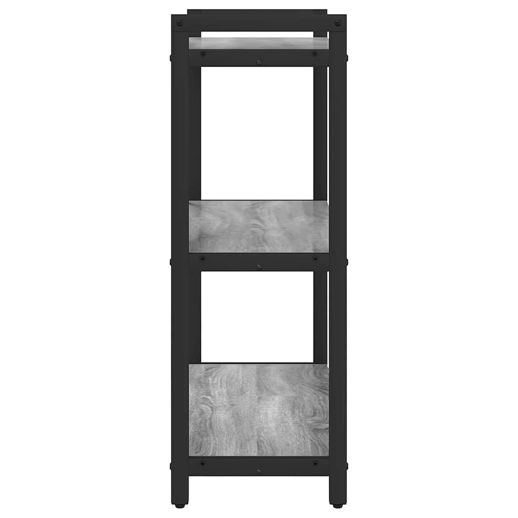 Bibliotecă sonoma gri 60 x 30 x 83 cm Lemn compozit GartenMobel Dekor