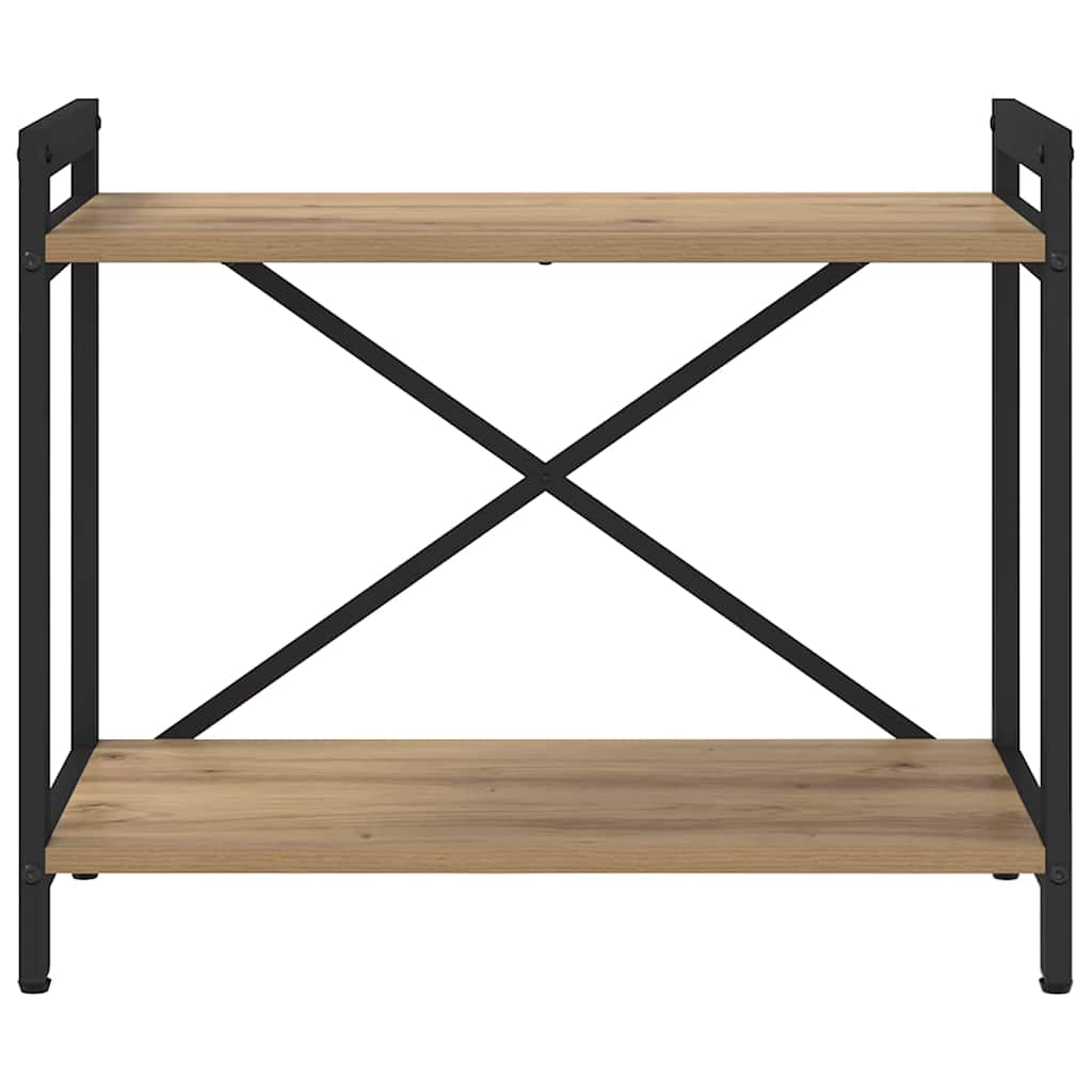 Bibliotecă stejar artizanal 60 x 30 x 48.5 cm Lemn compozit GartenMobel Dekor