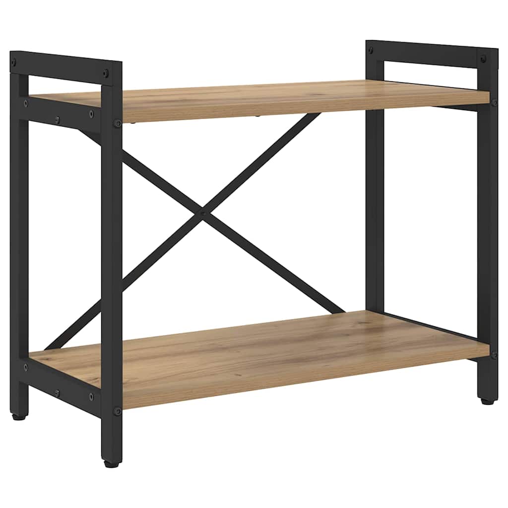 Bibliotecă stejar artizanal 60 x 30 x 48.5 cm Lemn compozit GartenMobel Dekor