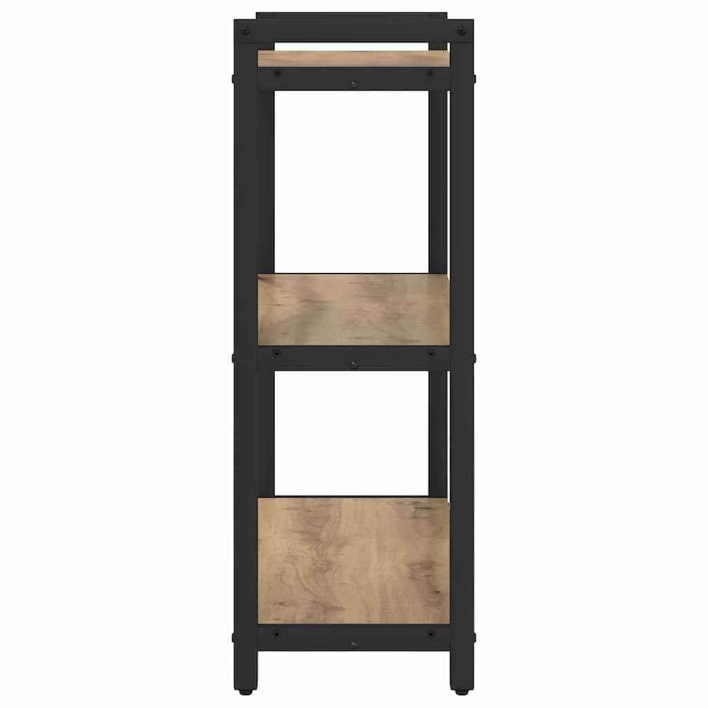 Bibliotecă stejar artizanal 60 x 30 x 83 cm Lemn compozit GartenMobel Dekor