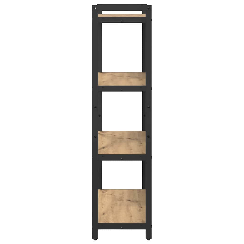 Bibliotecă stejar artizanal 80 x 30 x 118 cm Lemn compozit GartenMobel Dekor