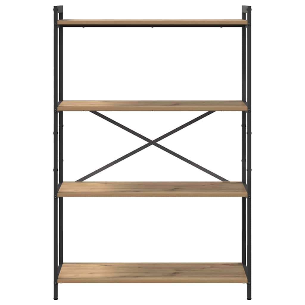 Bibliotecă stejar artizanal 80 x 30 x 118 cm Lemn compozit GartenMobel Dekor