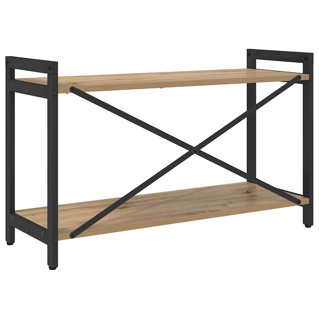 Bibliotecă stejar artizanal 80 x 30 x 48.5 cm Lemn compozit GartenMobel Dekor
