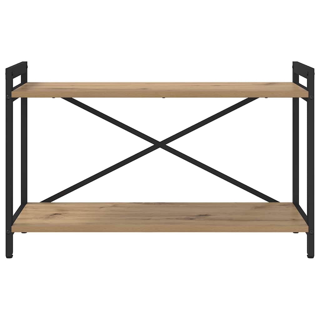 Bibliotecă stejar artizanal 80 x 30 x 48.5 cm Lemn compozit GartenMobel Dekor