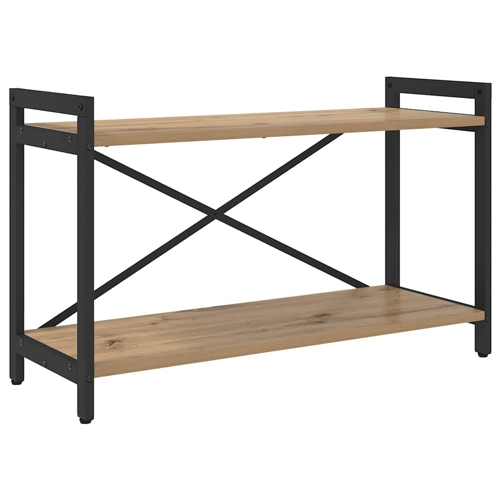 Bibliotecă stejar artizanal 80 x 30 x 48.5 cm Lemn compozit GartenMobel Dekor