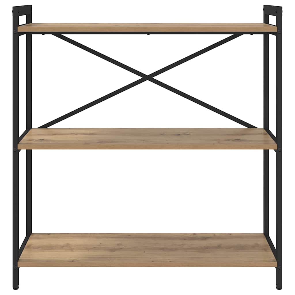 Bibliotecă stejar artizanal 80 x 30 x 83 cm Lemn compozit GartenMobel Dekor