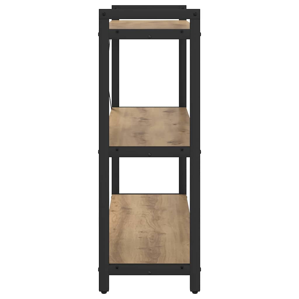 Bibliotecă stejar artizanal 80 x 30 x 83 cm Lemn compozit GartenMobel Dekor