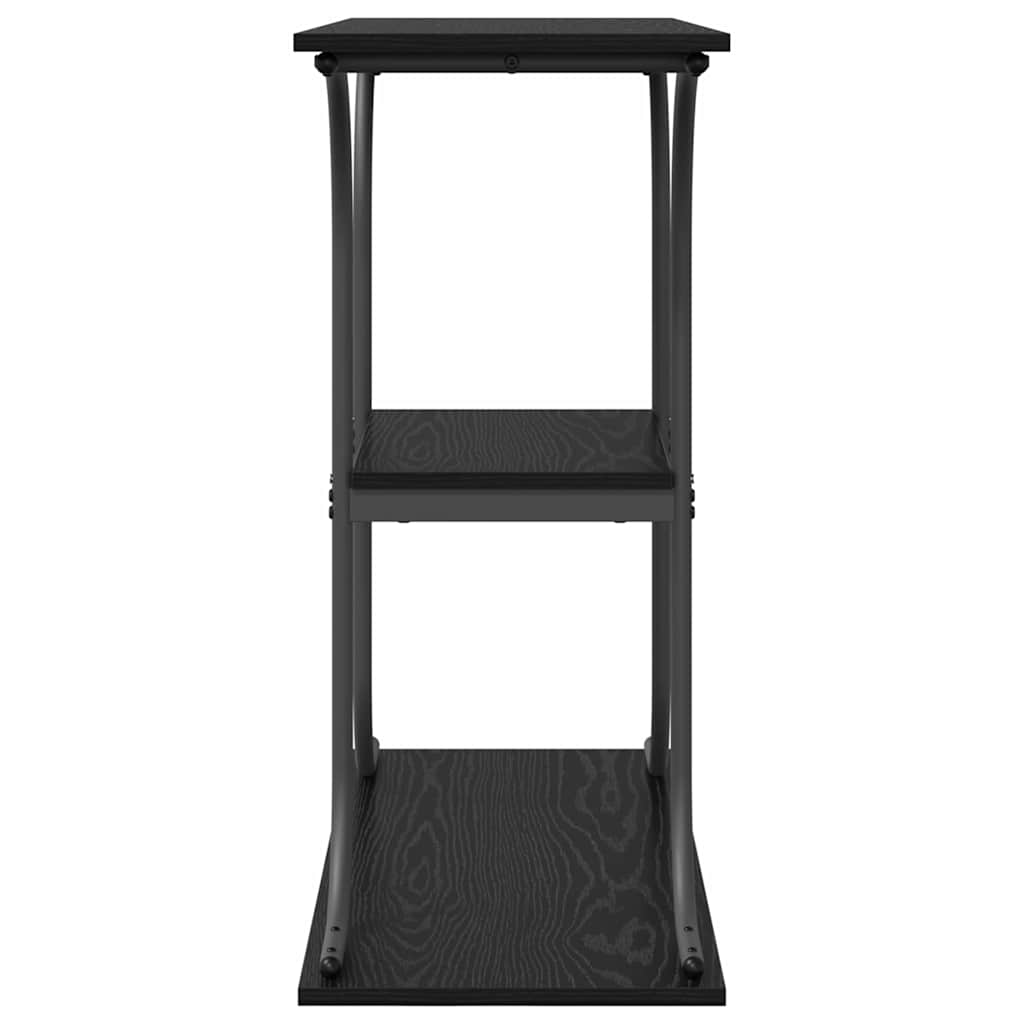 Masă de consolă Stejar negru 101 x 35 x 80.5 cm Lemn compozit GartenMobel Dekor