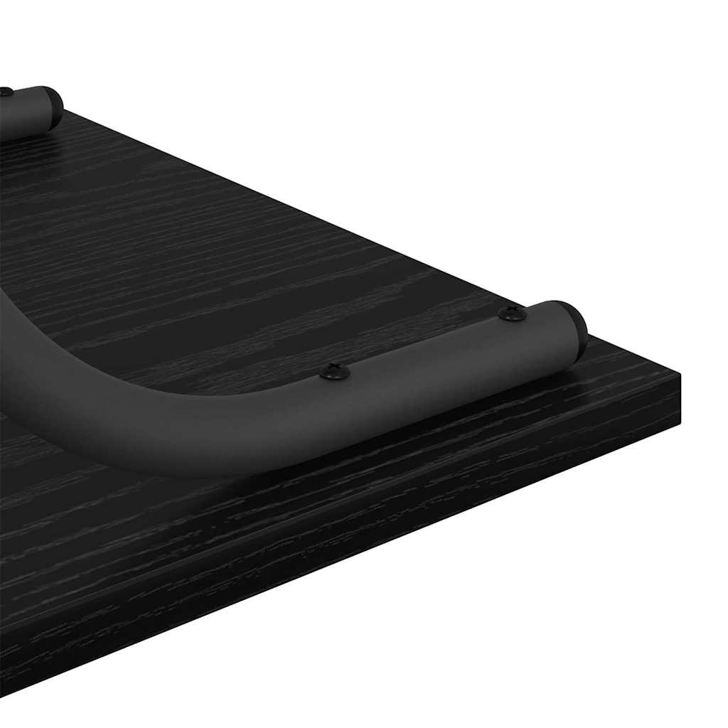 Masă de consolă Stejar negru 101 x 35 x 80.5 cm Lemn compozit GartenMobel Dekor