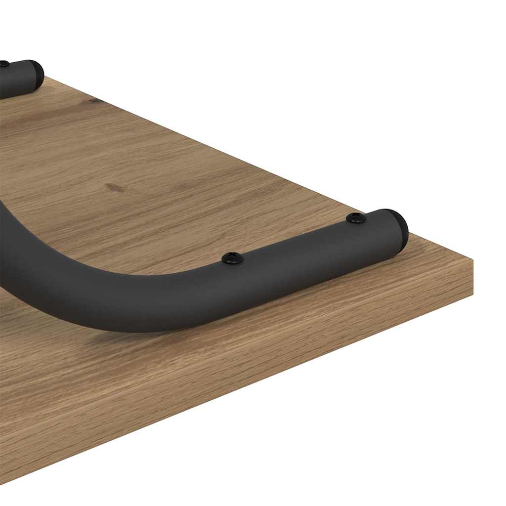 Masă de consolă cu raft stejar artizanal 101 x 35 x 80.5 cm GartenMobel Dekor