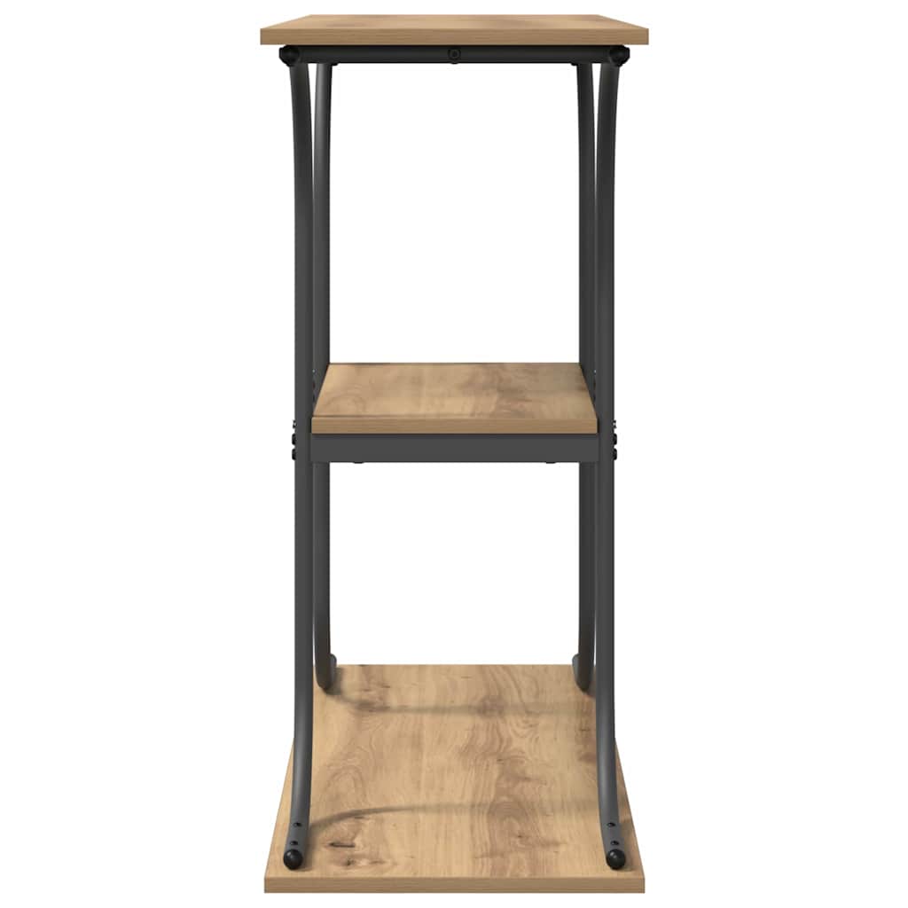 Masă de consolă cu raft stejar artizanal 101 x 35 x 80.5 cm GartenMobel Dekor